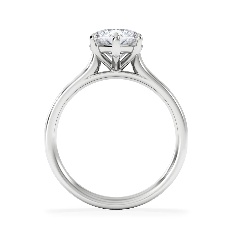 Amora Marquise 3.00ct Lab Diamond Engagement Ring G/VS Set in Platinum