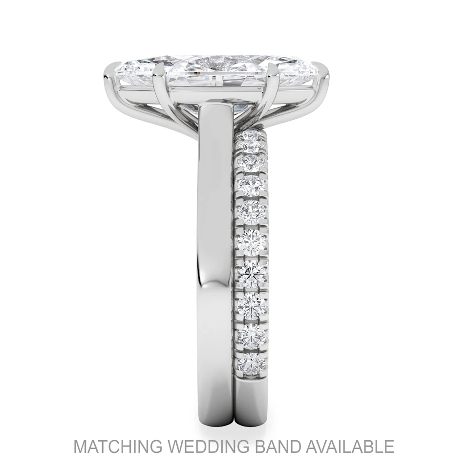 Amora Marquise 3.00ct Lab Diamond Engagement Ring G/VS Set in Platinum