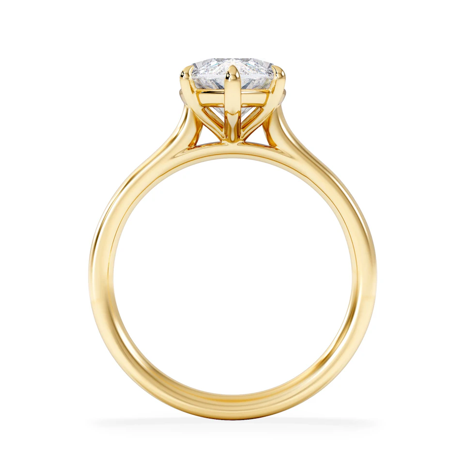 Amora Marquise 3.00ct Lab Diamond Engagement Ring G/VS Set in 18K Gold