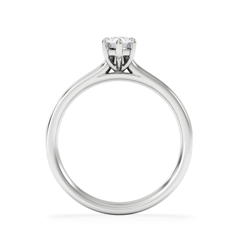 Amora Marquise 0.50ct Lab Diamond Engagement Ring F/VS Set in Platinum