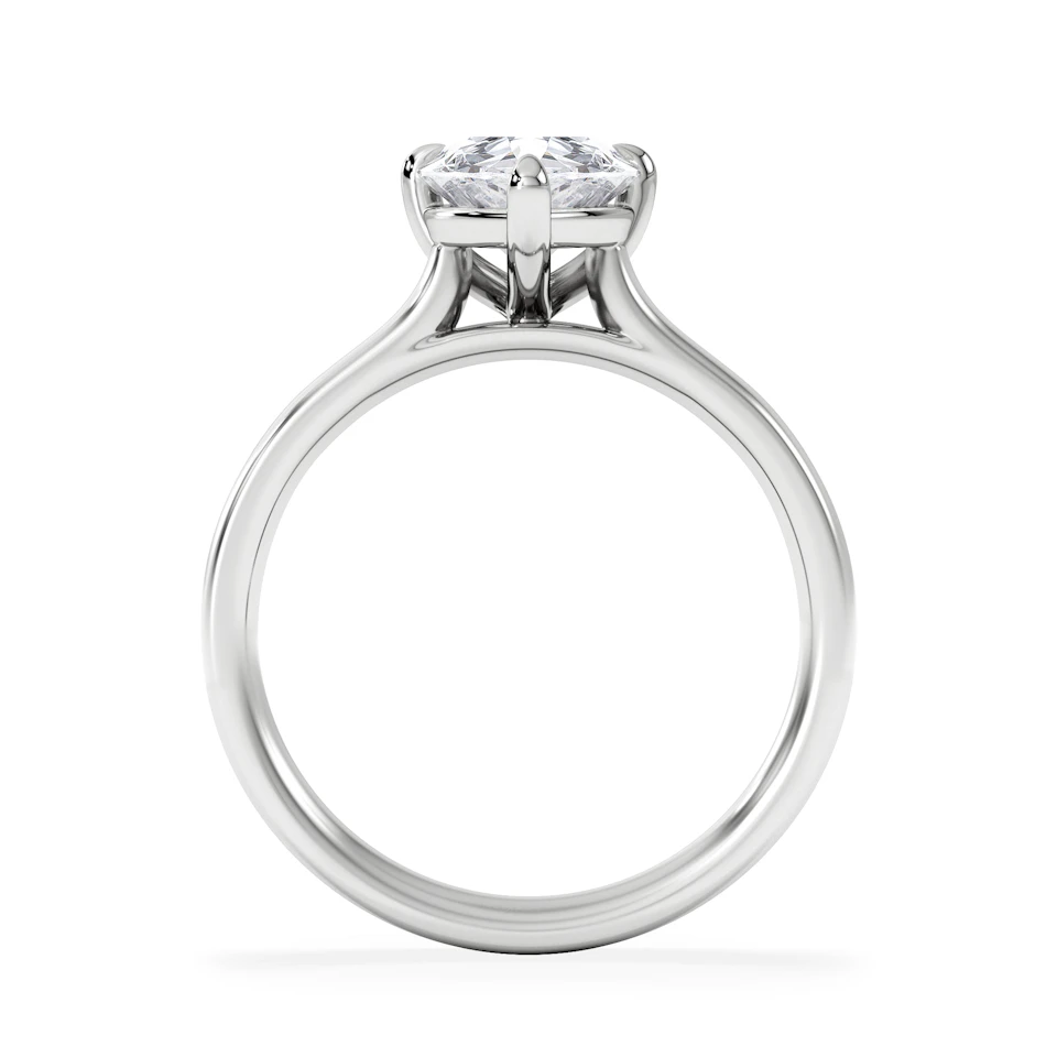 Amora Pear 2.00ct Lab Diamond Engagement Ring F/VS Set in 18K White Gold