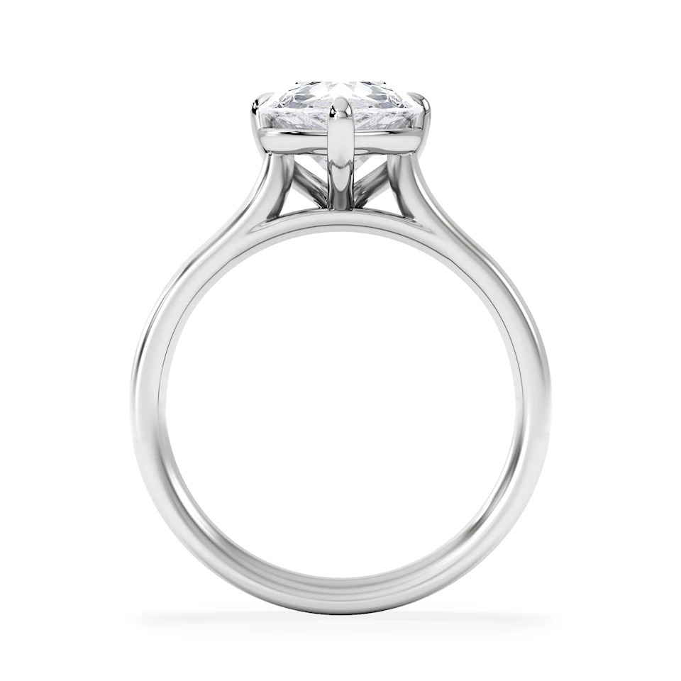 Amora Pear 3.00ct Lab Diamond Engagement Ring G/VS Set in Platinum