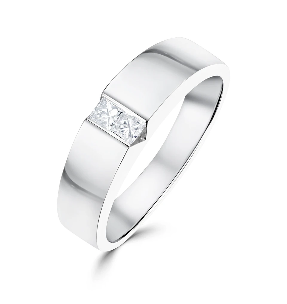 18K White Gold Diamond Ring 0.15ct