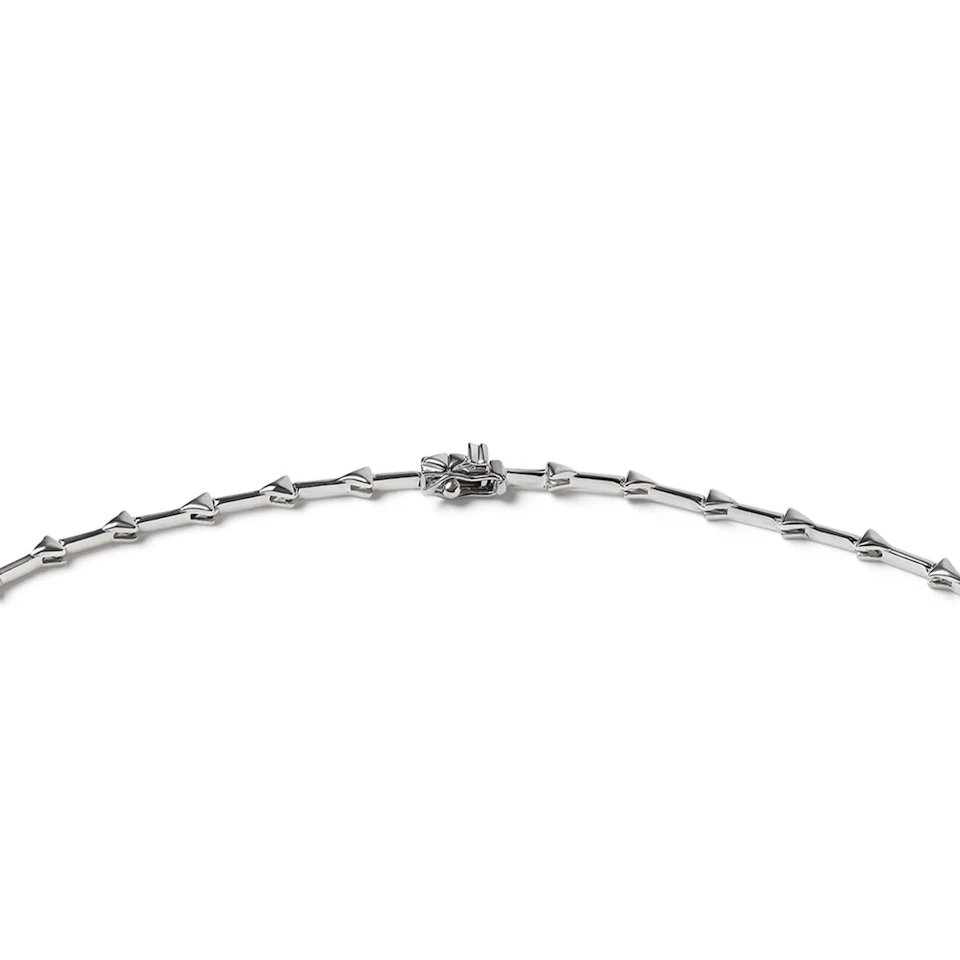 5.00ct Lab Diamond Flower Drop Necklace in 9K White Gold H/SI
