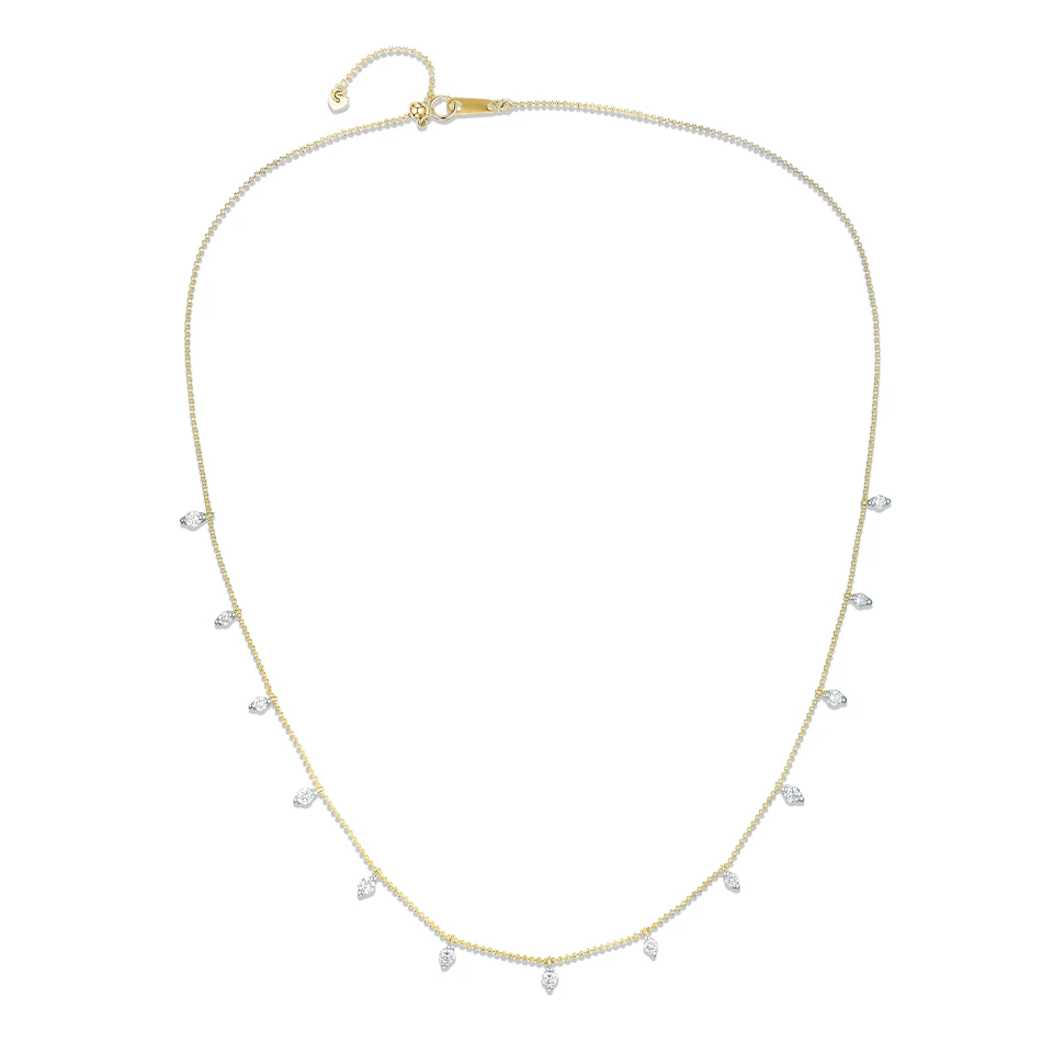 Vivara Lab Diamond Necklace 1.00ct H/SI in 9K Yellow Gold