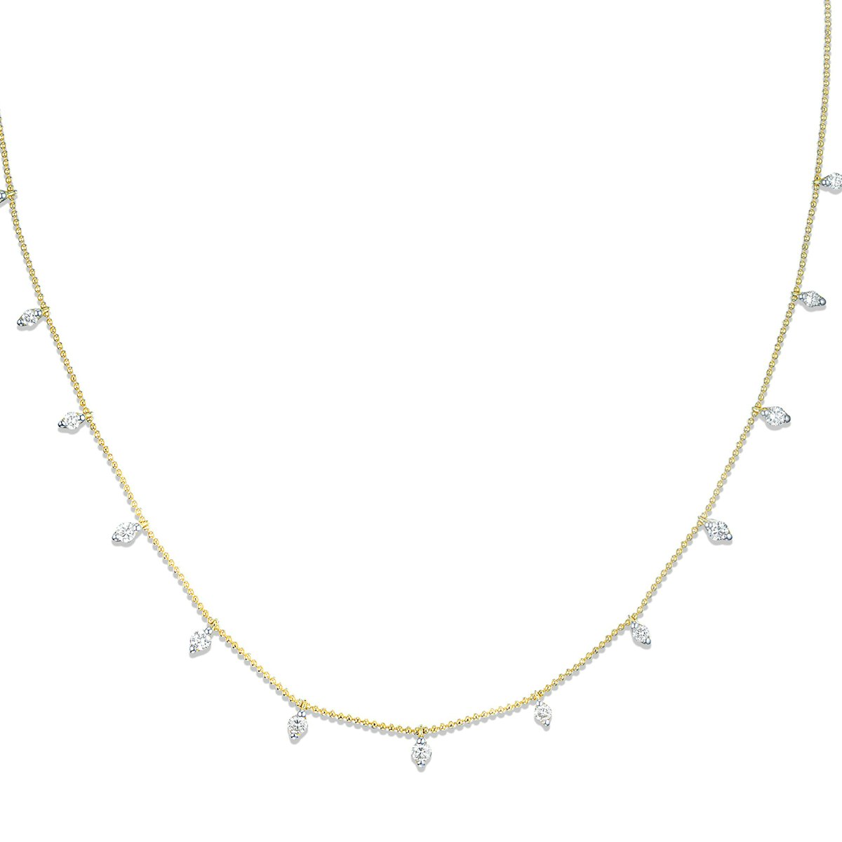 Vivara Lab Diamond Necklace 1.00ct H/SI in 9K Yellow Gold