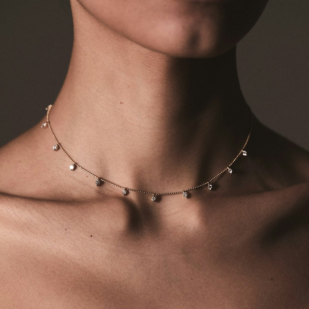 Vivara Lab Diamond Necklace 1.00ct H/SI in 9K Yellow Gold