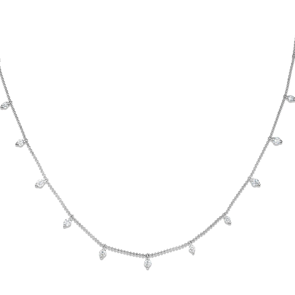 Vivara Collection 0.50ct Diamond and 18K White Gold Necklace