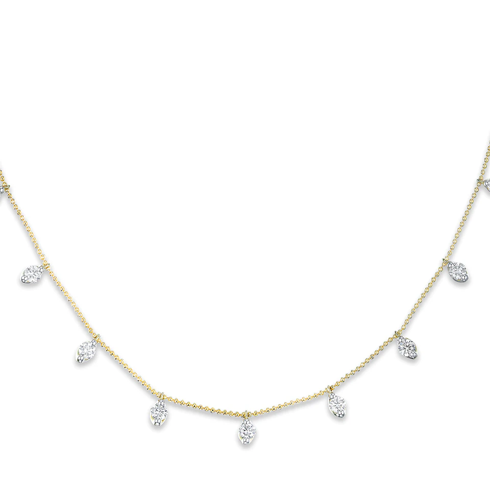 Vivara Lab Diamond Necklace 2.00ct H/SI in 9K Yellow Gold
