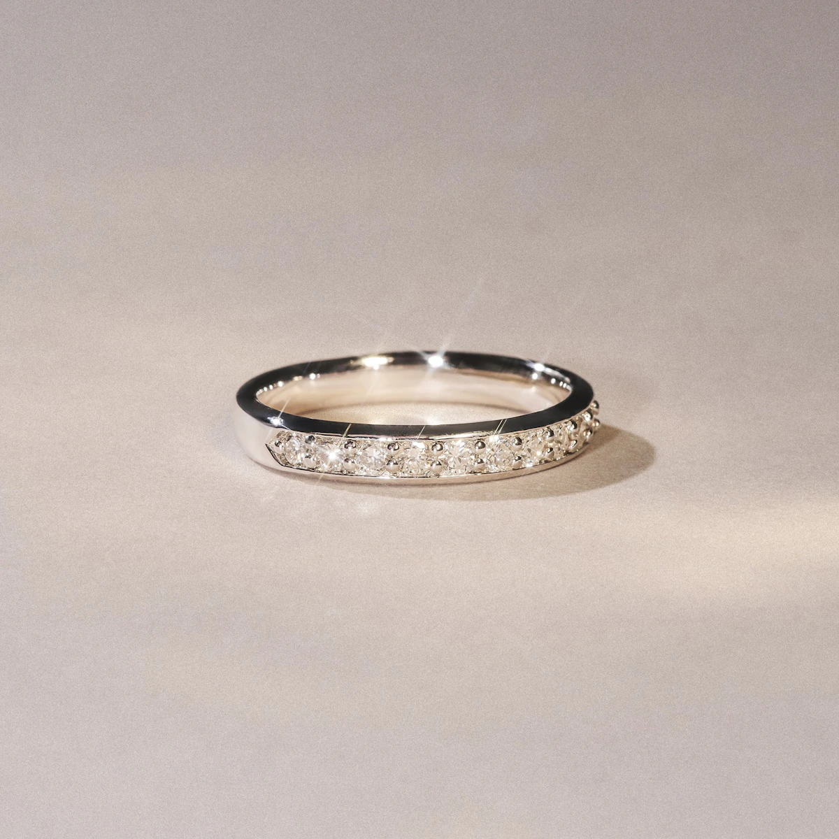 Lab Diamond Heritage Half Eternity Ring 0.50ct H/SI in 9K White Gold