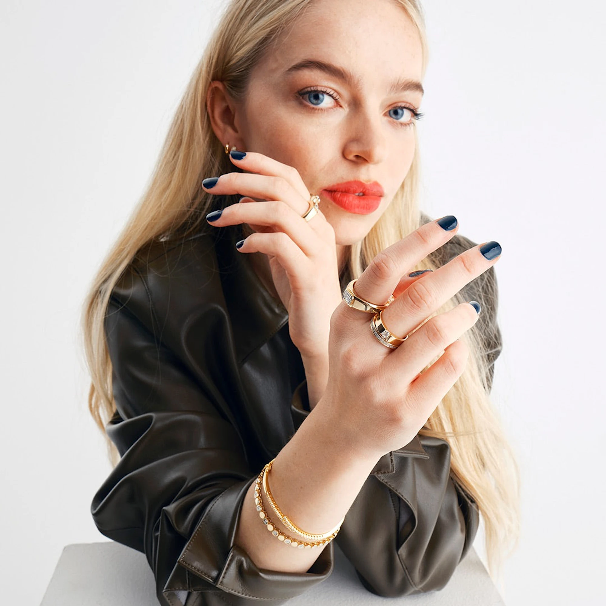 Certified Jessica 18K Gold Diamond Engagement Ring 0.33CT