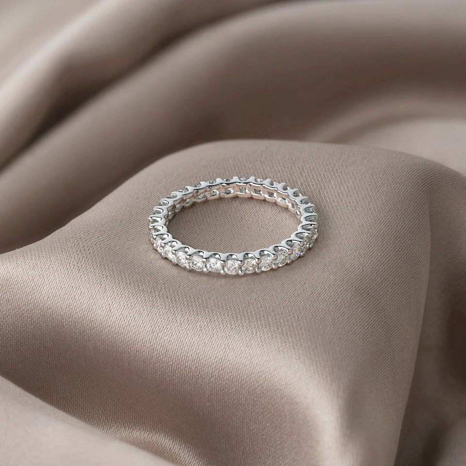 Eternity Ring Chloe Platinum Diamond 1.00ct G/Vs