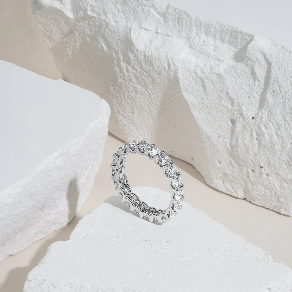 Eternity Ring Chloe 18K White Gold Diamond 2.00ct H/Si