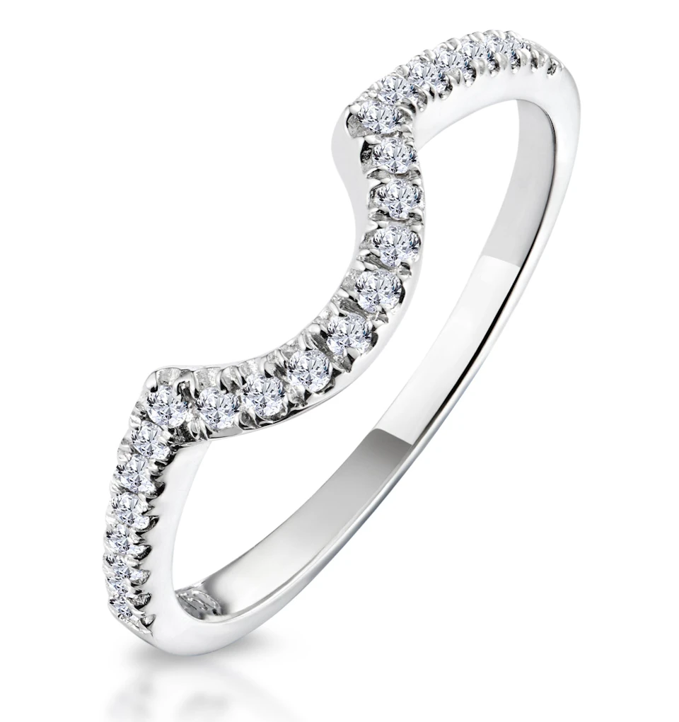 Ella Matching Wedding Band 0.30ct G/Si Diamond in Platinum