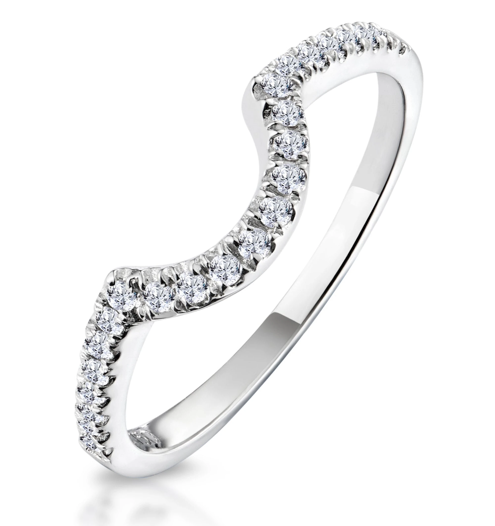 Ella Matching Wedding Band 0.30ct G/Si Diamond in Platinum