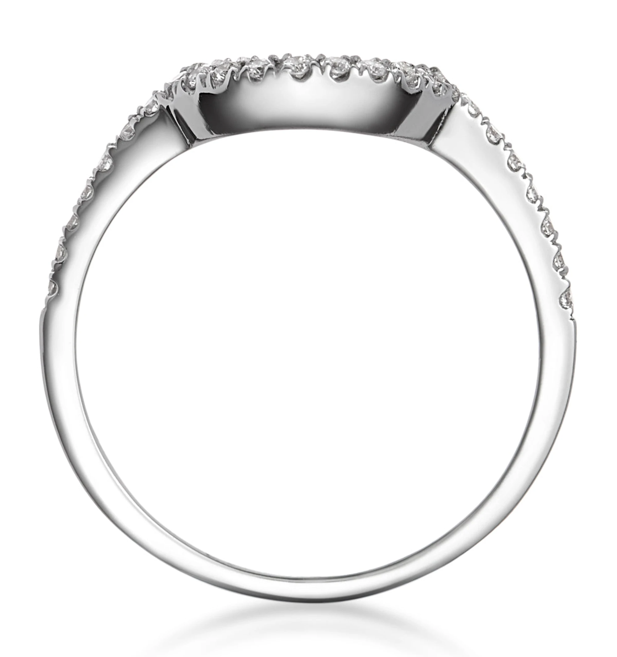 Ella Matching Wedding Band 0.30ct G/Si Diamond in Platinum