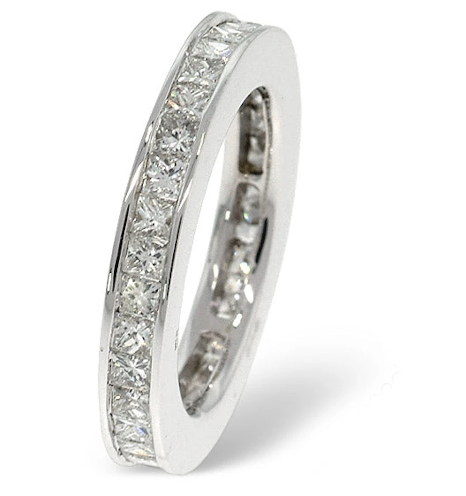 Exclusive 2.00CT H/Si Full Eternity Ring SIZE N