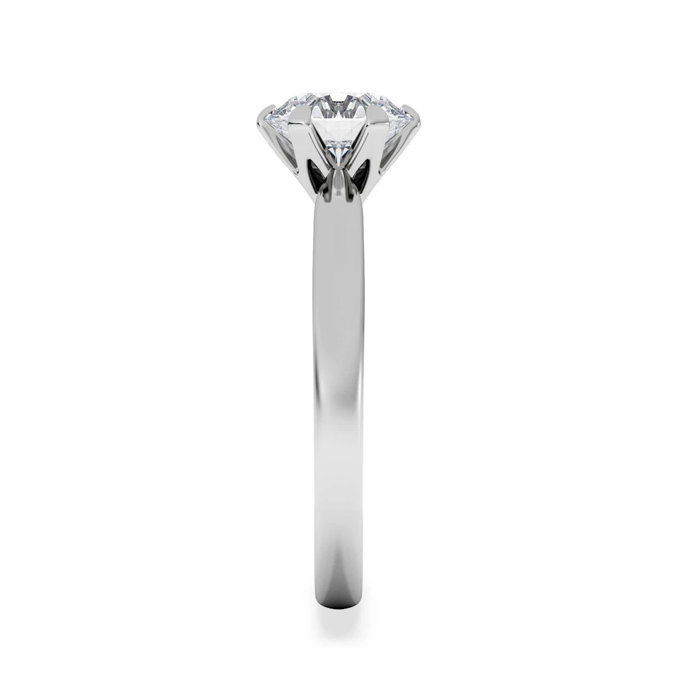 1.5ct Diamond Engagement Ring Low Set Chloe Lab F/VS1 18K White Gold