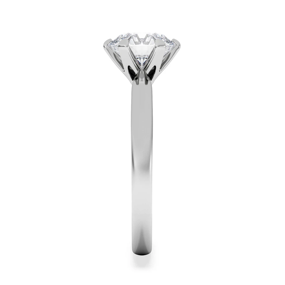 2 Carat Diamond Engagement Ring Low Set Chloe Lab F/VS1 Platinum