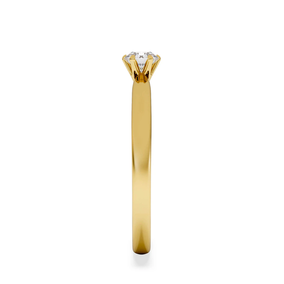 Low Set Chloe Lab Diamond Engagement Ring 0.25CT G/VS1 18K Gold