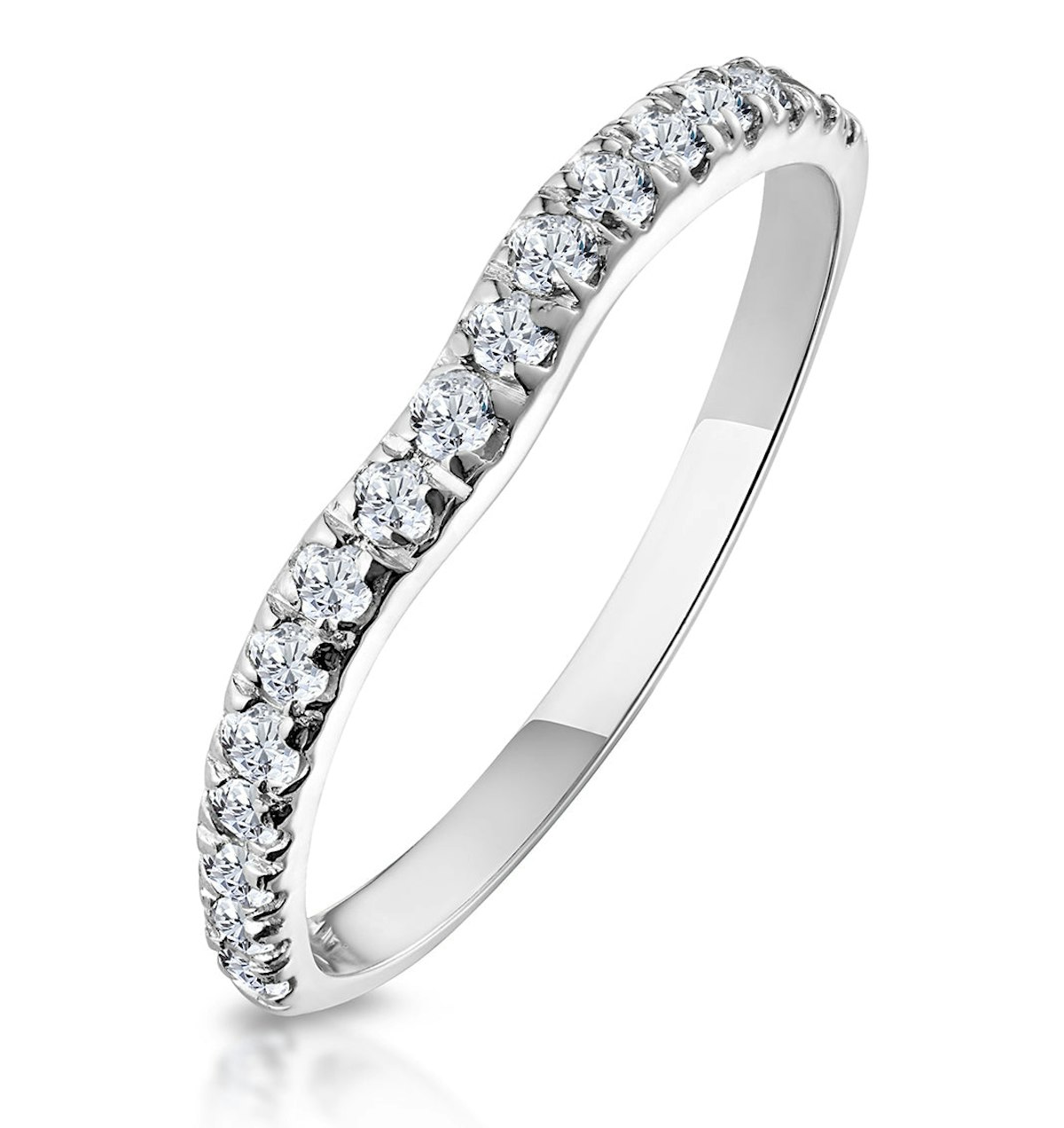 Matching Wedding Band 0.27ct H/Si Diamond in Platinum