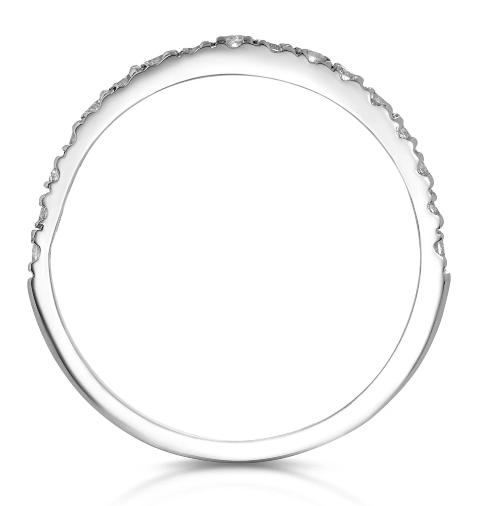 Matching Wedding Band 0.27ct H/Si Diamond in 18K White Gold