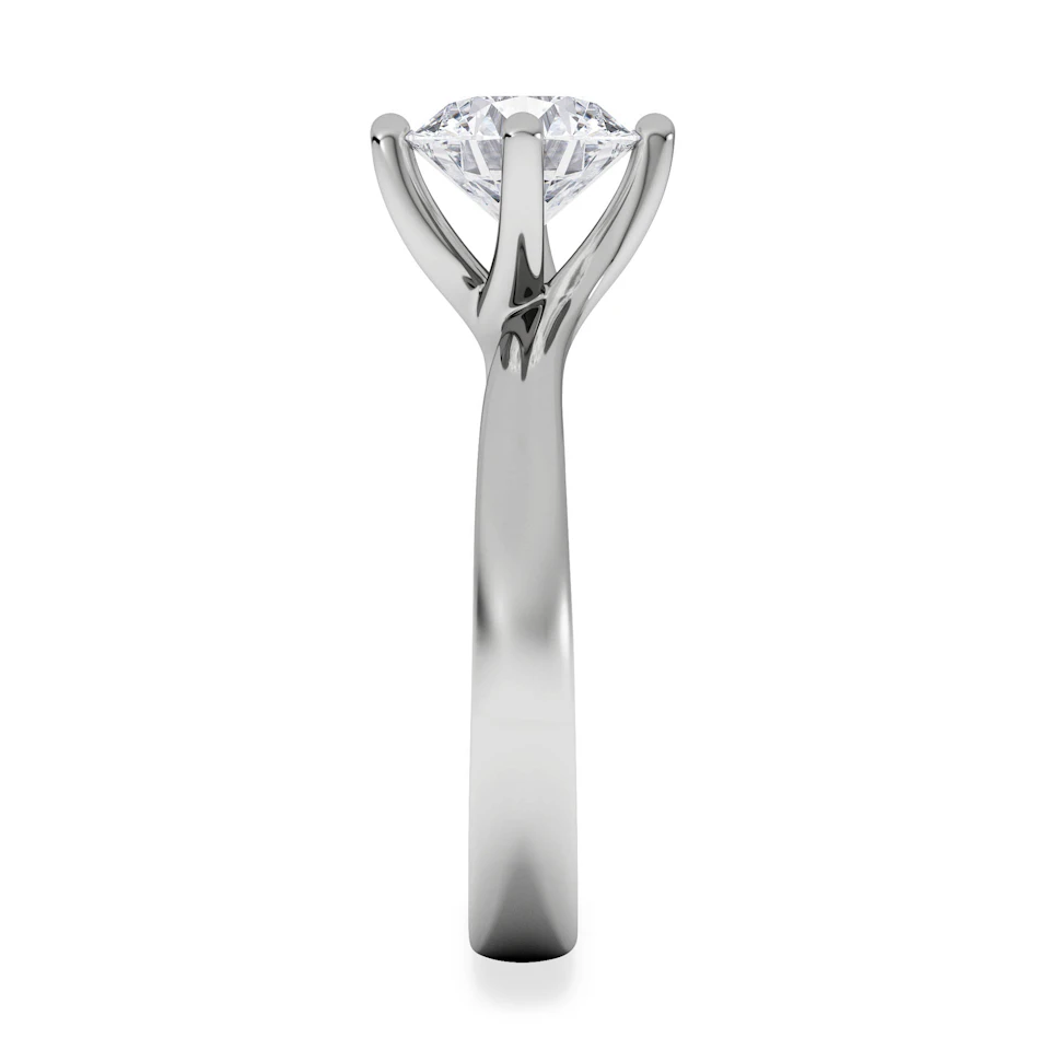 1.50ct Diamond Engagement Ring Lily Lab F/VS1 Platinum IGI Certified