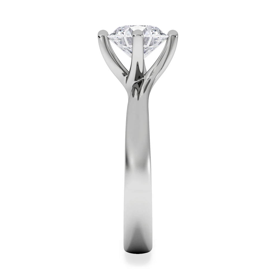 1.50ct Diamond Engagement Ring Lily Lab F/VS1 18K White Gold