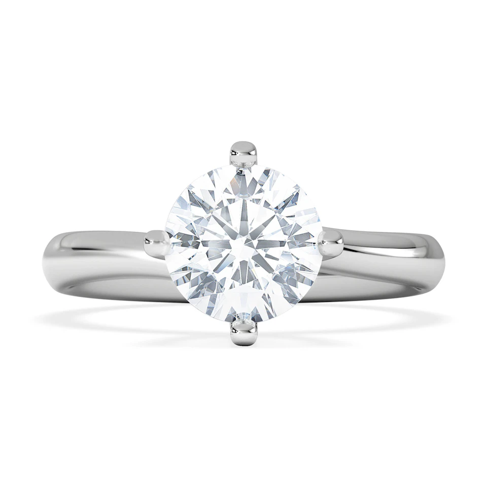 1.50ct Diamond Engagement Ring Lily Lab F/VS1 18K White Gold