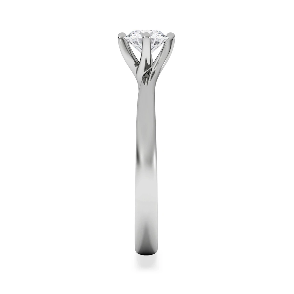 Engagement Ring Certified 0.50CT Lily Platinum G/VS