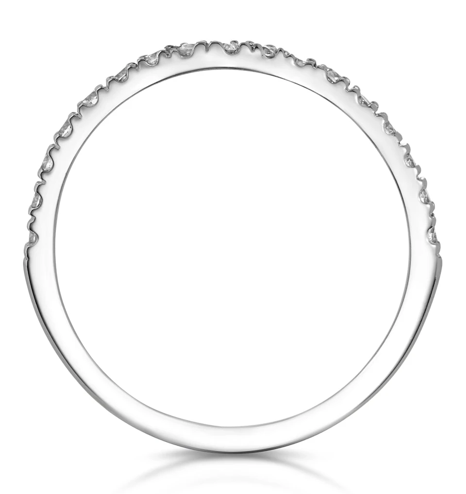 Lily Matching Wedding Band 0.30ct H/Si Diamond in 18K White Gold