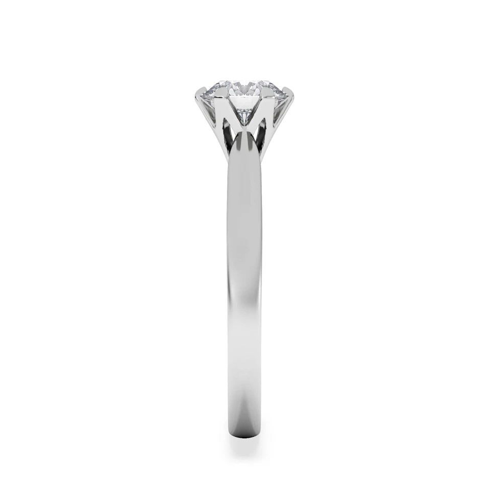 Certified 1.00CT Chloe High Platinum Engagement Ring G/VS