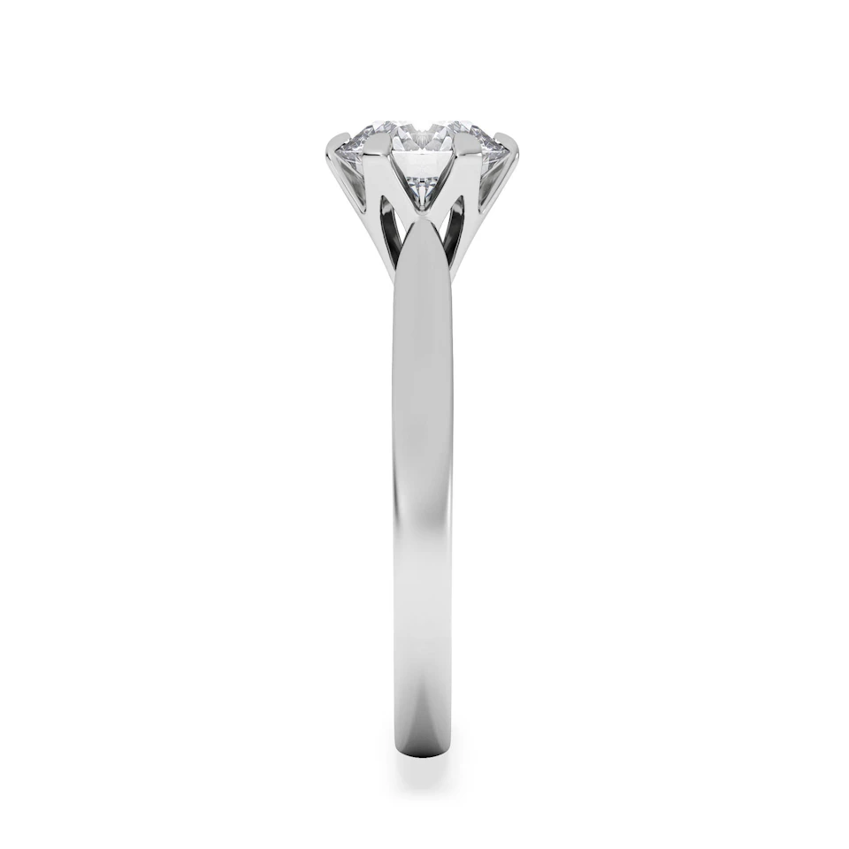 1.50Ct Diamond Engagement Ring High Set Chloe Lab F/VS1 18K White Gold