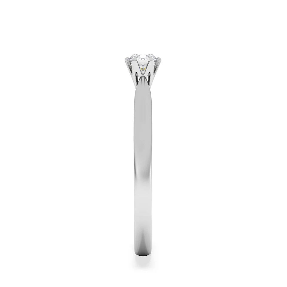 Engagement Ring High Set Chloe 18K White Gold Diamond 0.25CT H/SI
