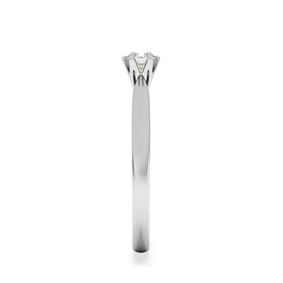 Engagement Ring High Set Chloe 0.33ct Lab Diamond G/Vs in 18KW Gold