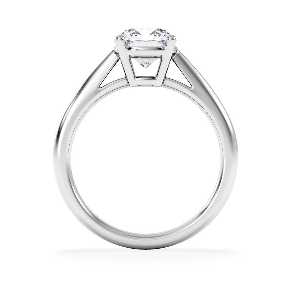 1.50ct Diamond Engagement Ring Elysia Lab F/VS1 IGI Certified Platinum