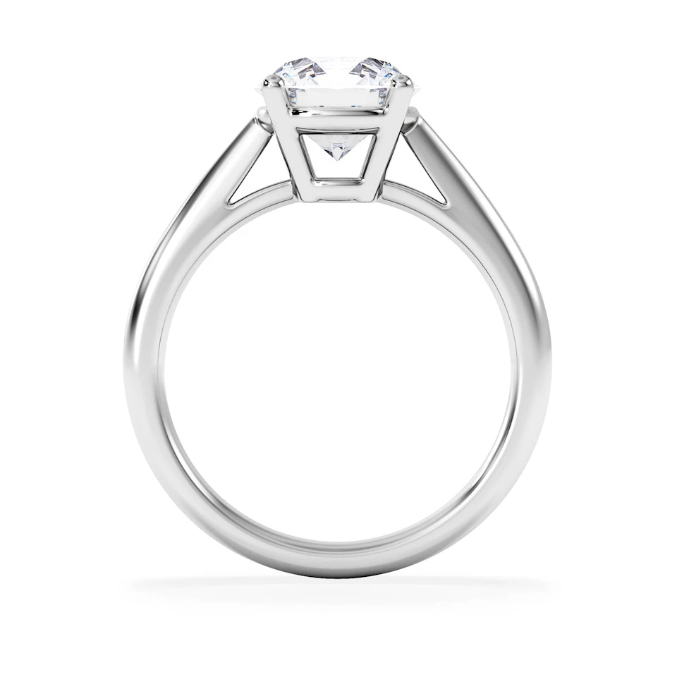 2 Carat Diamond Engagement Ring Elysia Lab F/VS1 IGI Certified Platinum