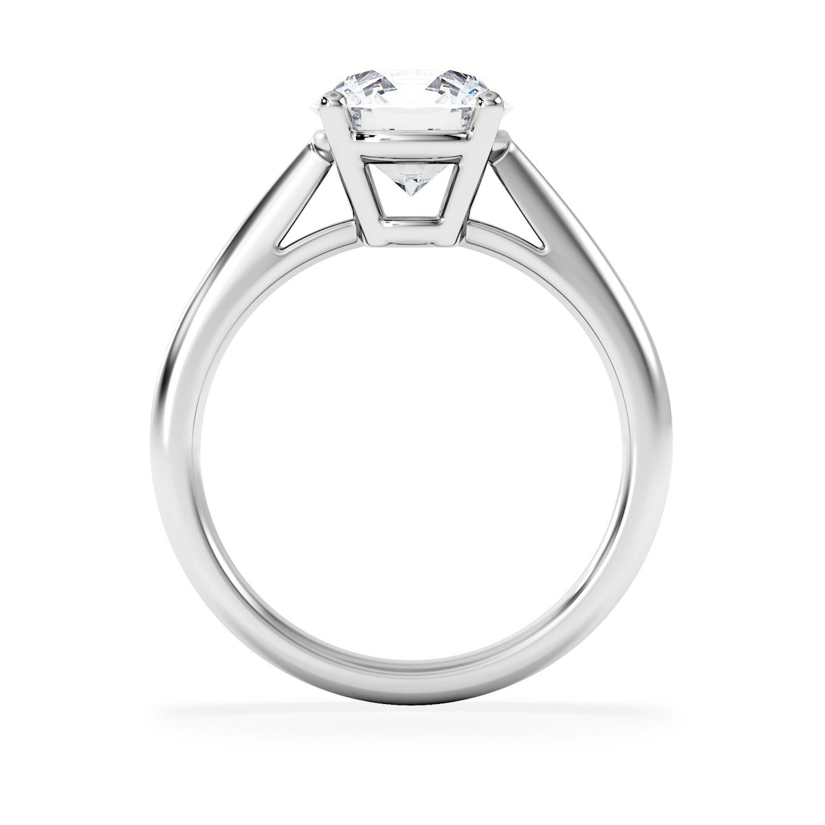 2 Carat Diamond Engagement Ring Elysia Lab F/VS1 18K White Gold