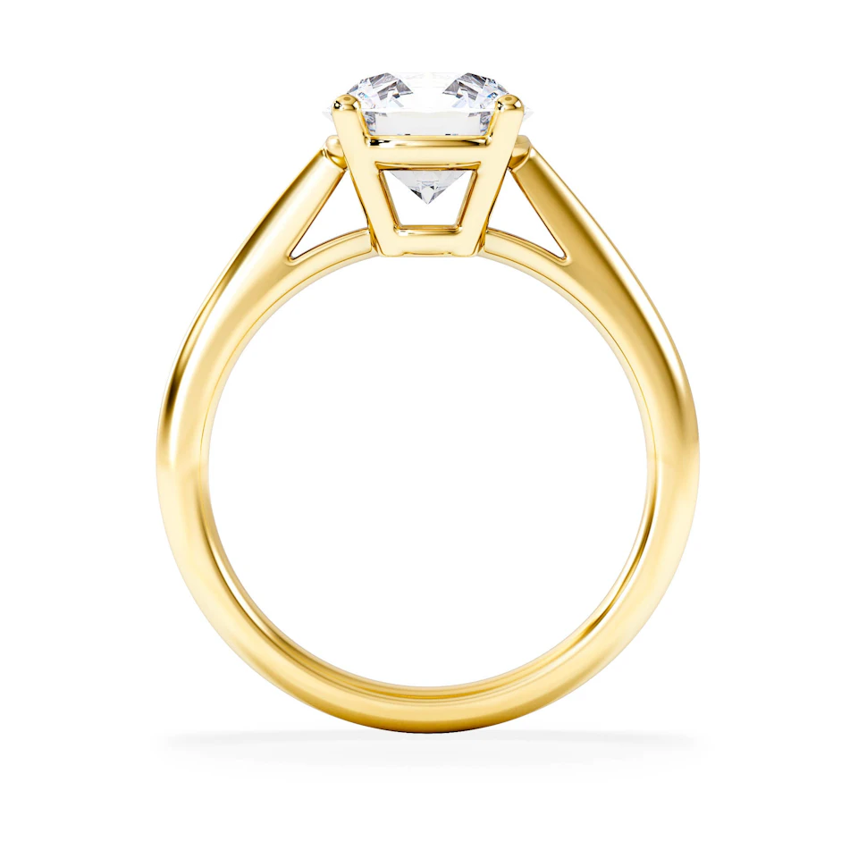 2 Carat Diamond Engagement Ring Elysia Lab F/VS1 IGI Certified 18K Gold