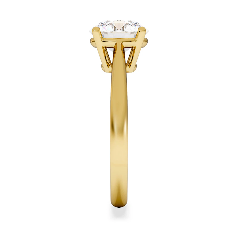 2 Carat Diamond Engagement Ring Elysia Lab F/VS1 IGI Certified 18K Gold