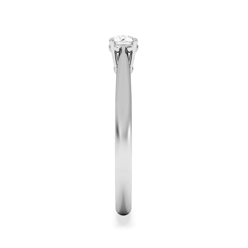 Engagement Ring Elysia 0.25ct Lab Diamond G/Vs in Platinum