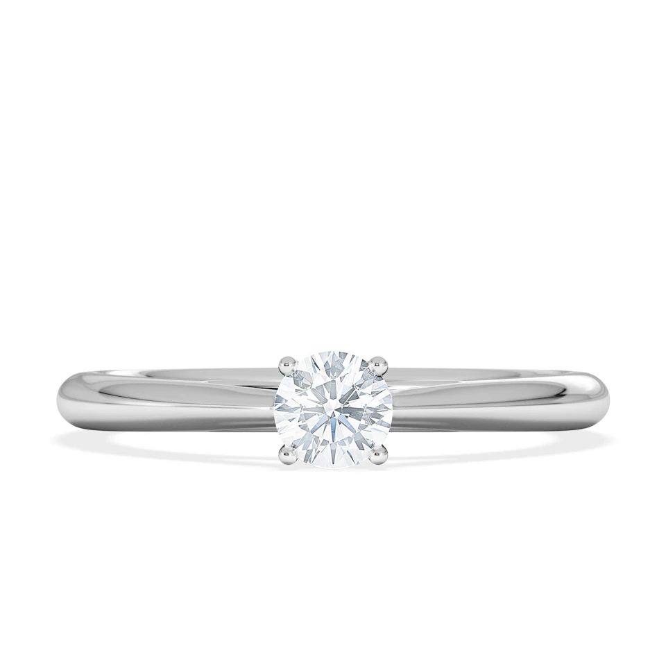 Engagement Ring Elysia 0.25ct Lab Diamond G/Vs in 18K White Gold