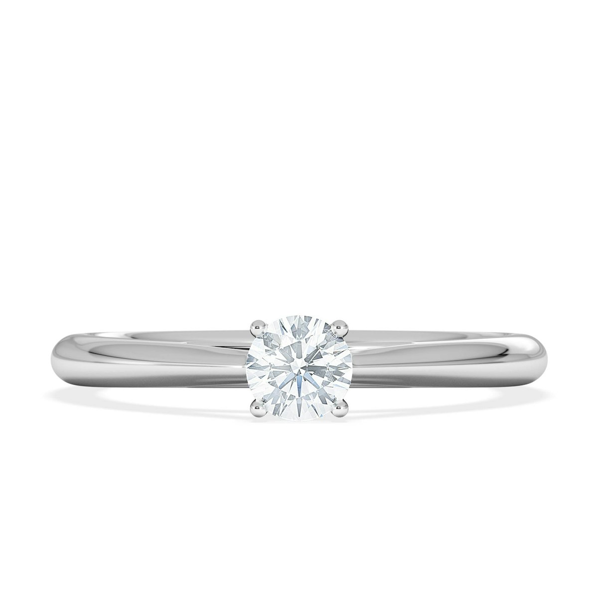 Engagement Ring Elysia 0.25ct Lab Diamond G/Vs in 18K White Gold