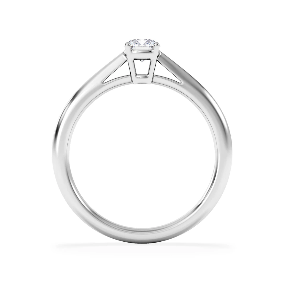 Engagement Ring Elysia 0.33ct Lab Diamond G/Vs in 18K White Gold