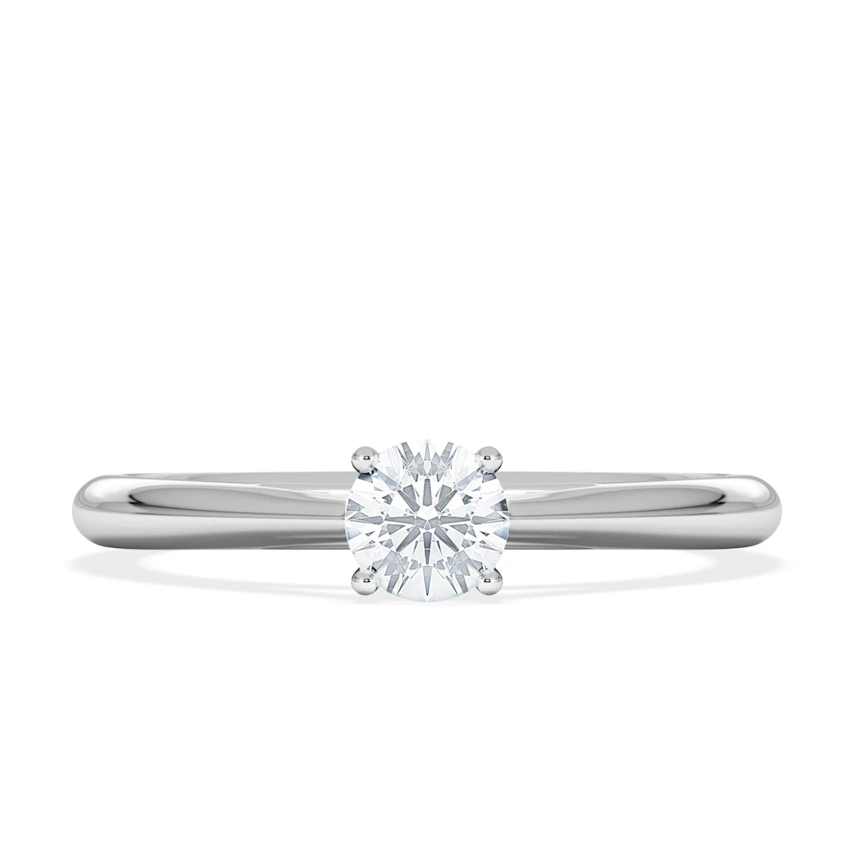 Engagement Ring Elysia 0.33ct Lab Diamond G/Vs in 18K White Gold