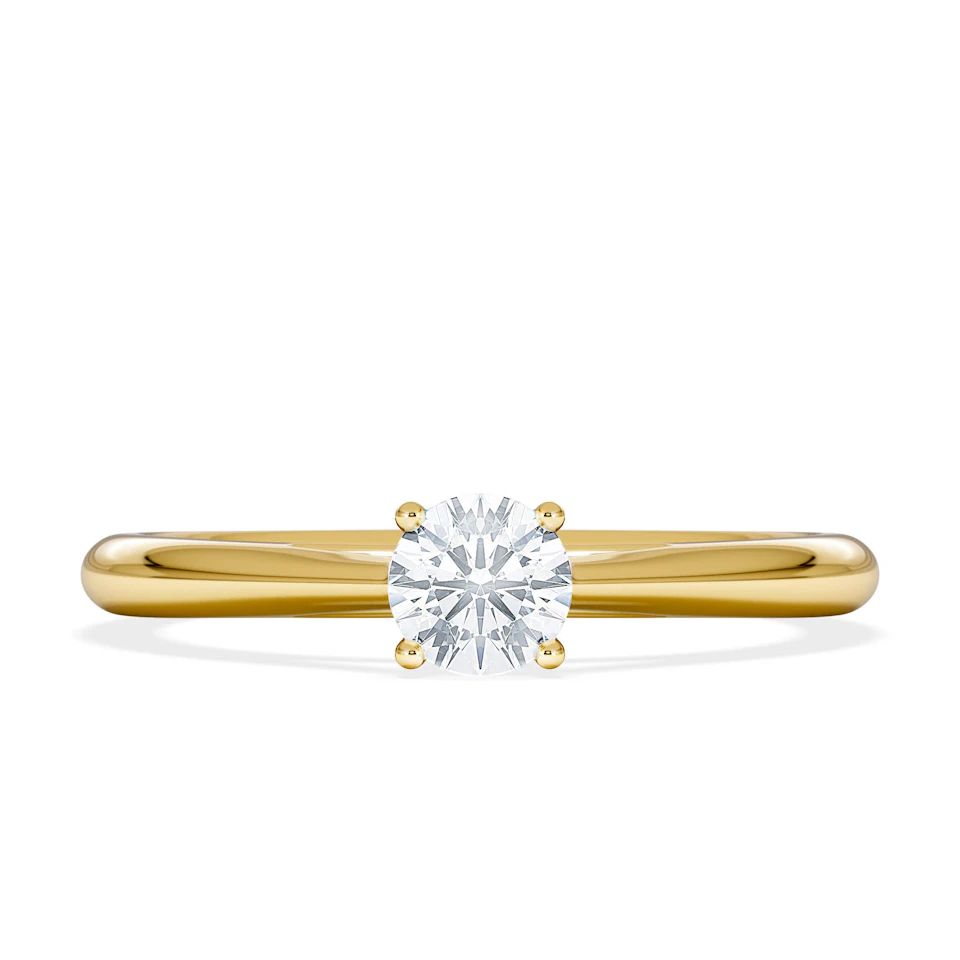 Engagement Ring Elysia 0.33ct Lab Diamond G/Vs in 18K Gold
