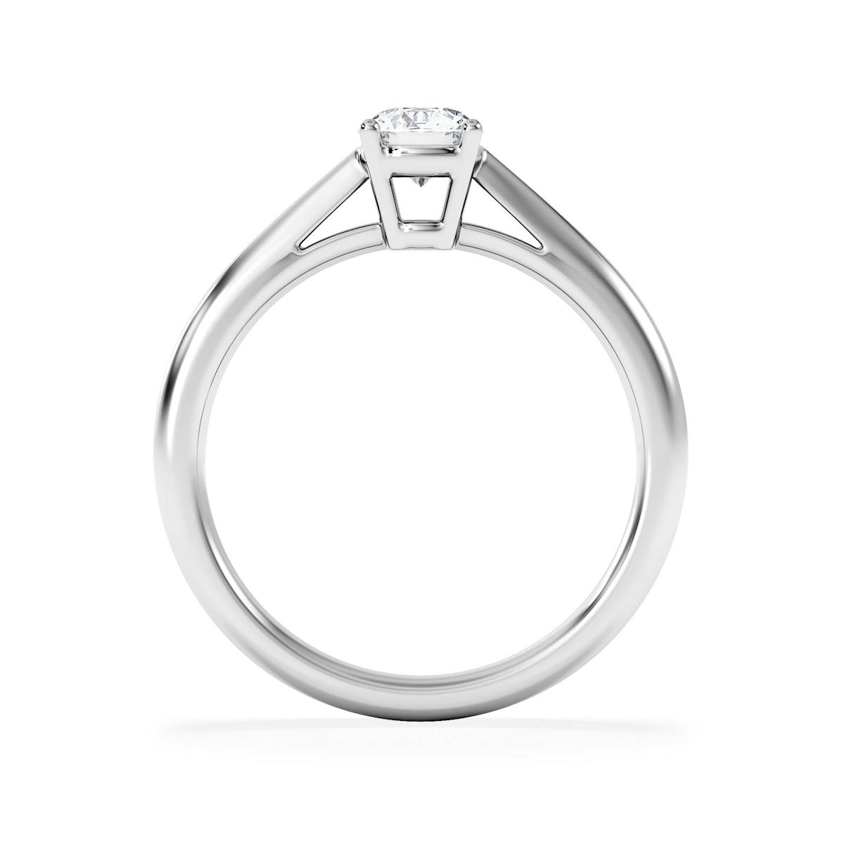 Engagement Ring Certified Elysia 18K White Gold Diamond 0.50CT