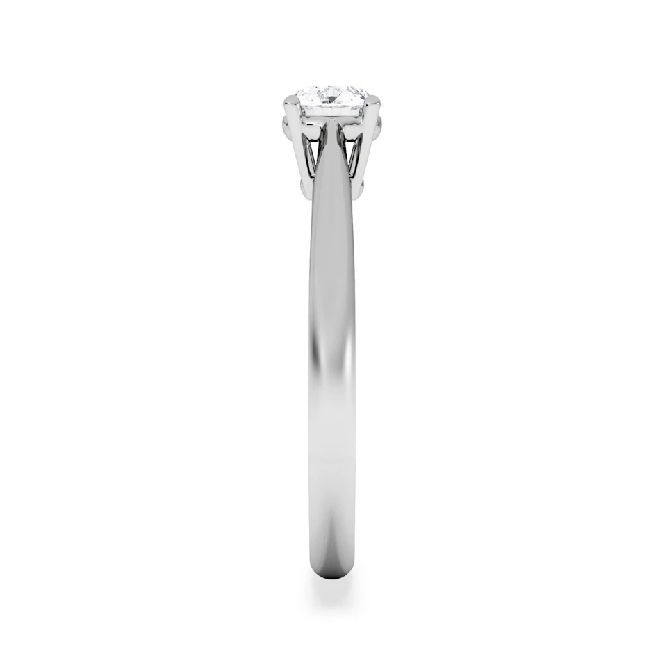 Engagement Ring Certified 0.50CT Elysia Platinum G/VS