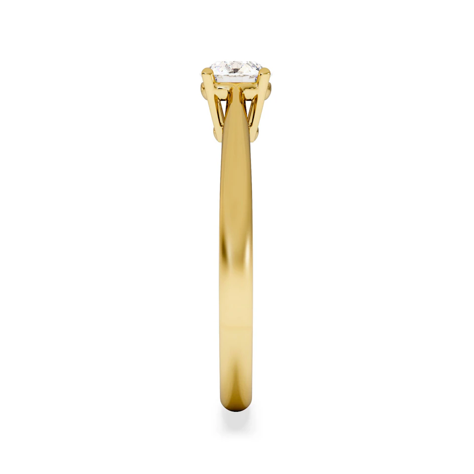 Engagement Ring Certified 0.50CT Elysia 18K Gold G/VS