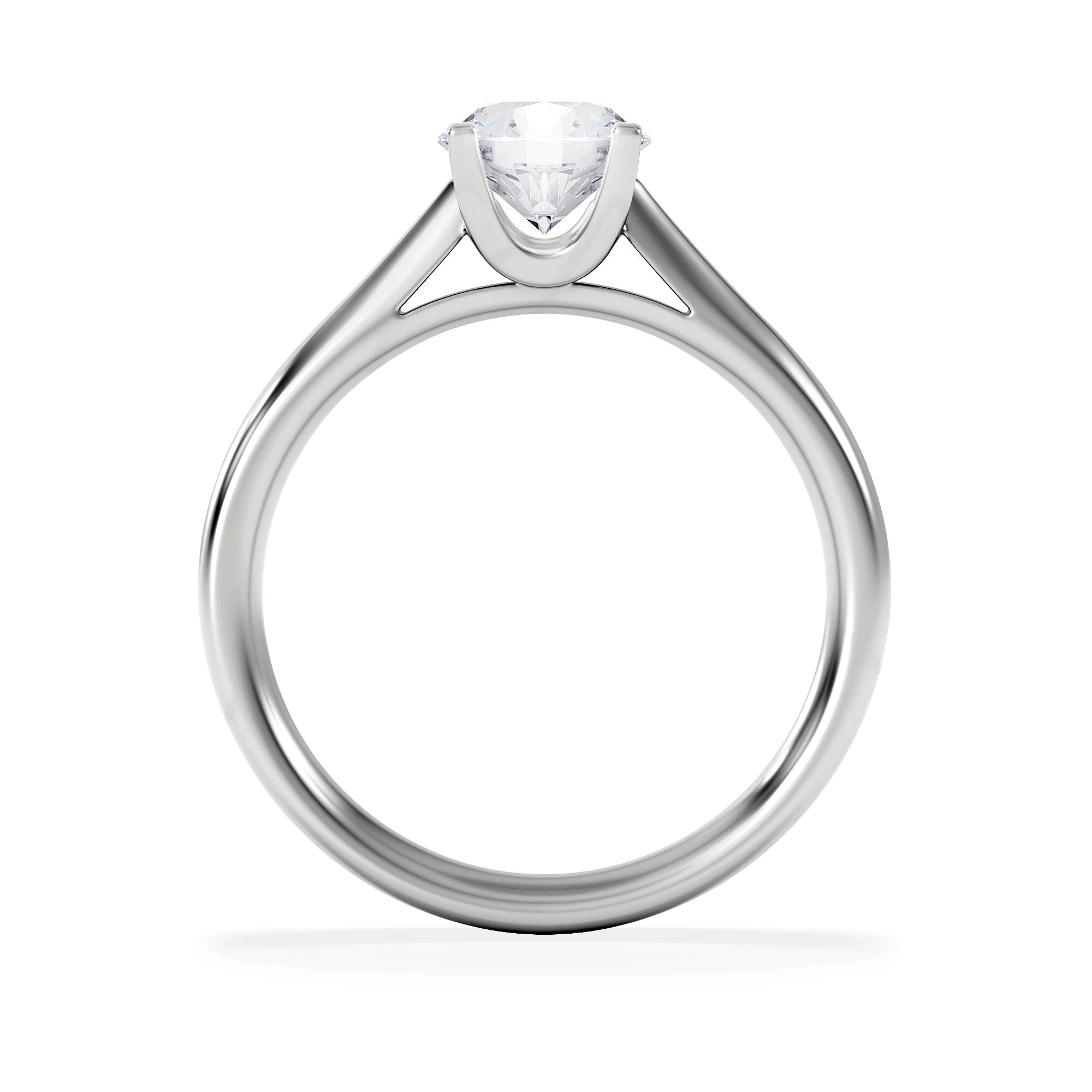 Certified 1.00CT Grace Platinum Engagement Ring G/SI2